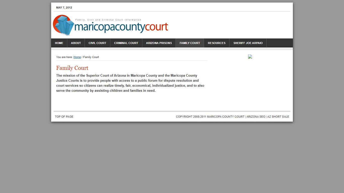 Maricopa County Courts | family court maricopa county arizona